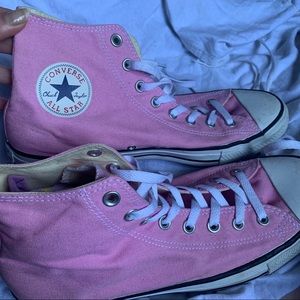 pink converse / mens size 10.5